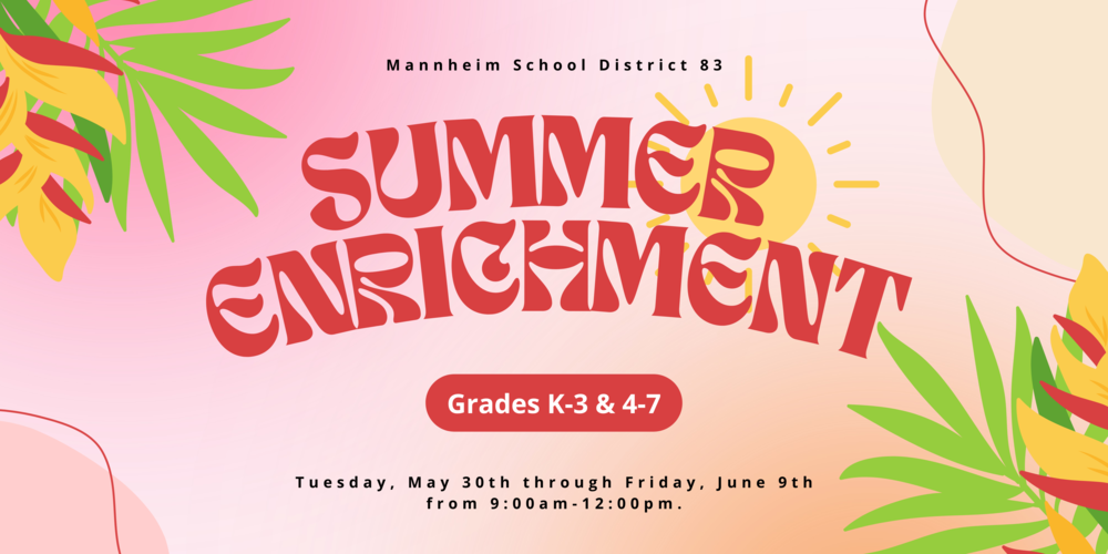 Summer Enrichment Poster